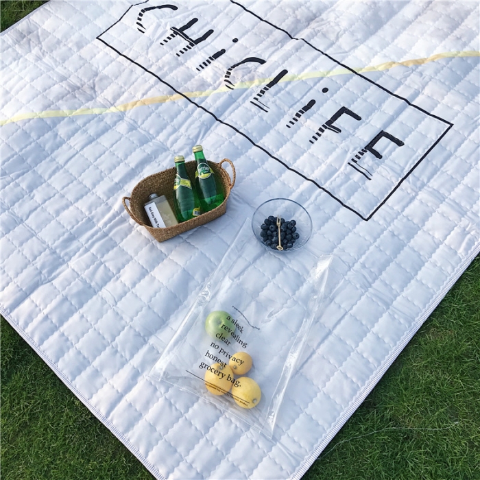 91家纺网 家纺一手货源 找家纺 昔可家纺 2018新款野餐垫 大理石纹灰