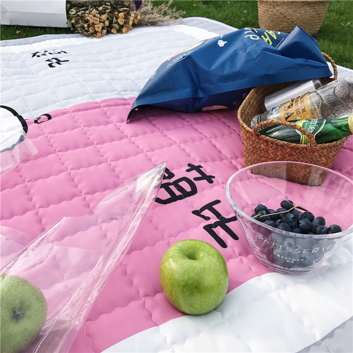 91家纺网 家纺一手货源 找家纺 昔可家纺 2018新款野餐垫 逗比