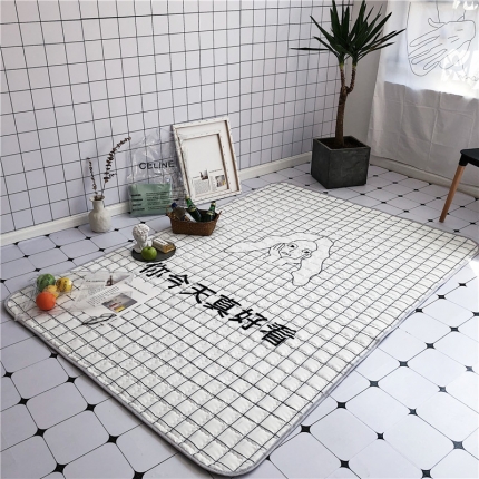 昔可家纺 2018新款野餐垫 雀斑女孩