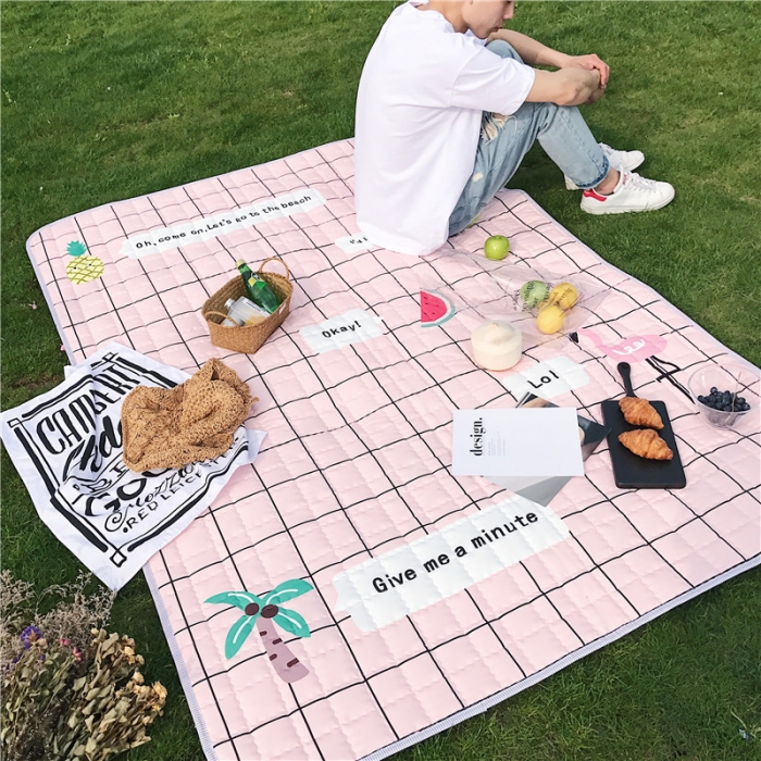 91家纺网 家纺一手货源 找家纺 昔可家纺 2018新款野餐垫 沙滩约会