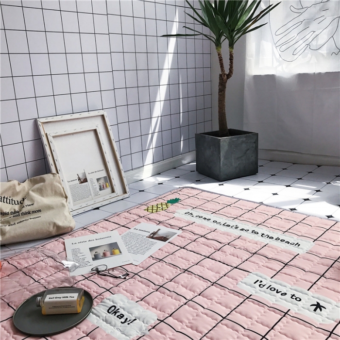 91家纺网 家纺一手货源 找家纺 昔可家纺 2018新款野餐垫 沙滩约会