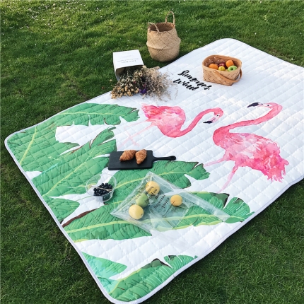 昔可家纺 2018新款野餐垫 天堂鸟