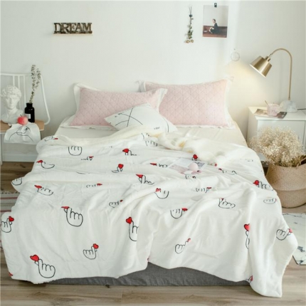 91家纺网 家纺一手货源 找家纺 （总）昔可家纺 2018新品羊羔绒毛毯