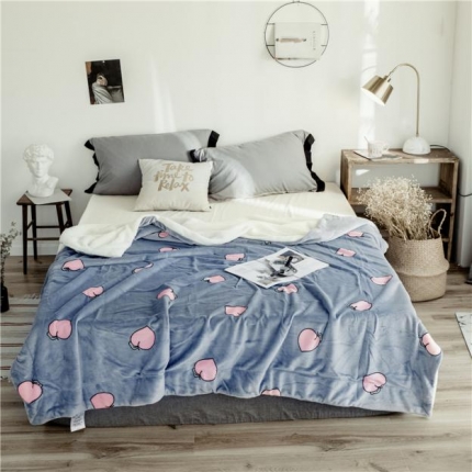 91家纺网 家纺一手货源 找家纺 （总）昔可家纺 2018新品羊羔绒毛毯