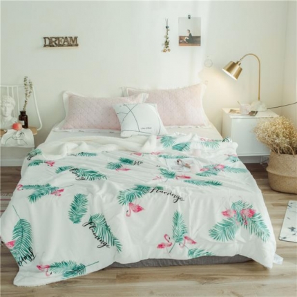 91家纺网 家纺一手货源 找家纺 （总）昔可家纺 2018新品羊羔绒毛毯