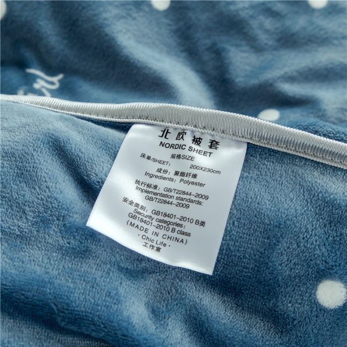 91家纺网 家纺一手货源 找家纺 昔可家纺 2018新款牛奶绒四件套 爱心橘子