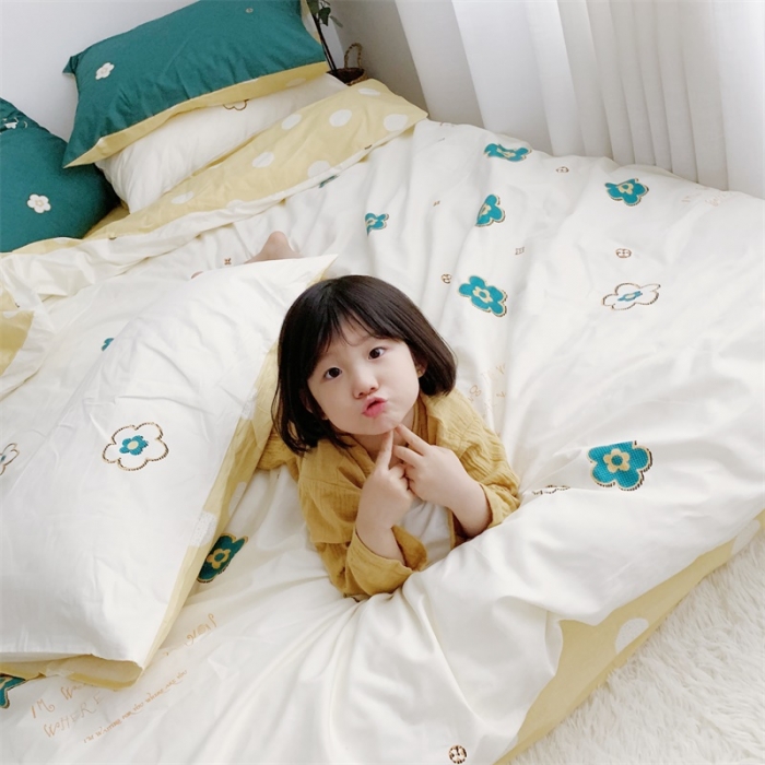 91家纺网 家纺一手货源 找家纺 （总）昔可 2019新款13372纯棉套件四件套