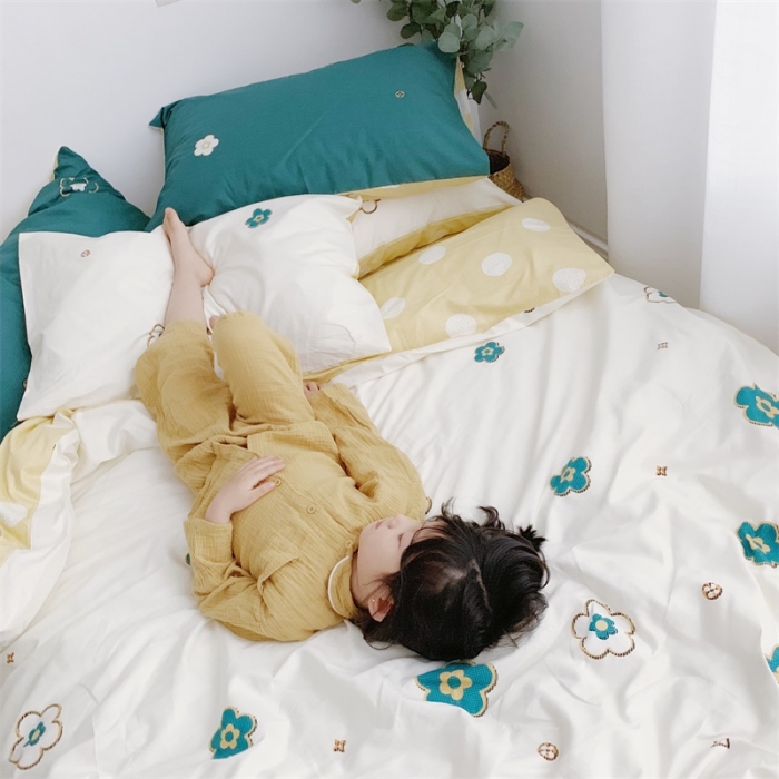 91家纺网 家纺一手货源 找家纺 （总）昔可 2019新款13372纯棉套件四件套