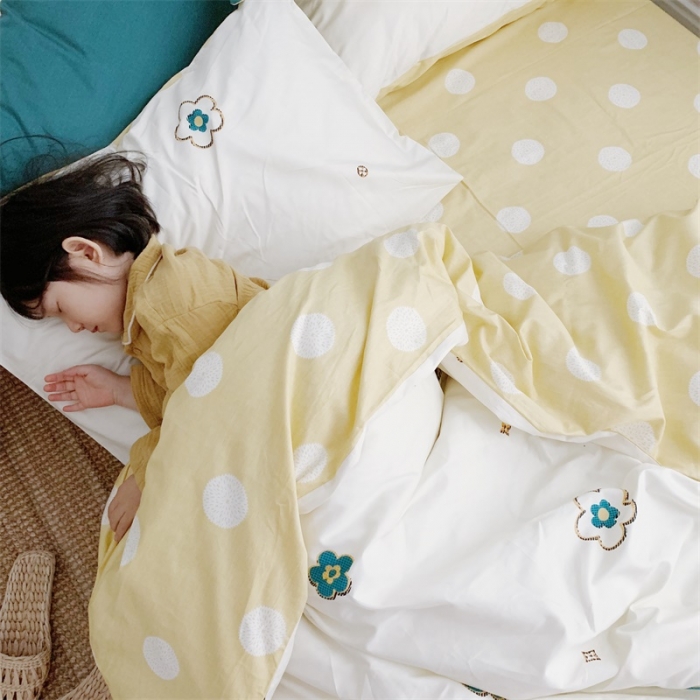 91家纺网 家纺一手货源 找家纺 （总）昔可 2019新款13372纯棉套件四件套