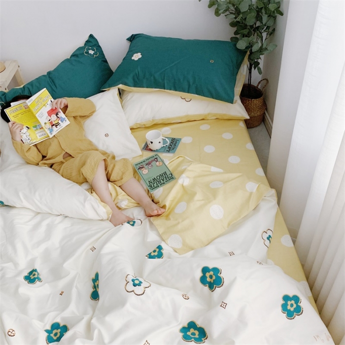 91家纺网 家纺一手货源 找家纺 （总）昔可 2019新款13372纯棉套件四件套