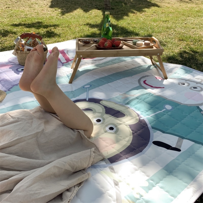 91家纺网 家纺一手货源 找家纺 昔可家纺 2019新款野餐垫 好朋友