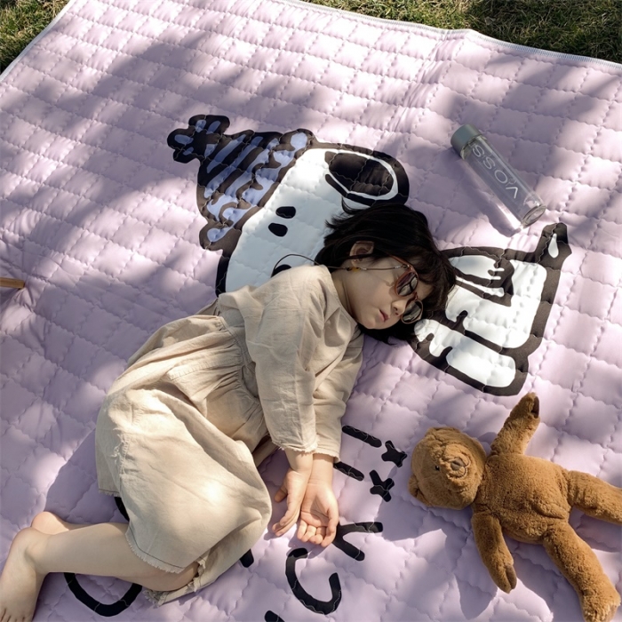 91家纺网 家纺一手货源 找家纺 昔可家纺 2019新款野餐垫 好运