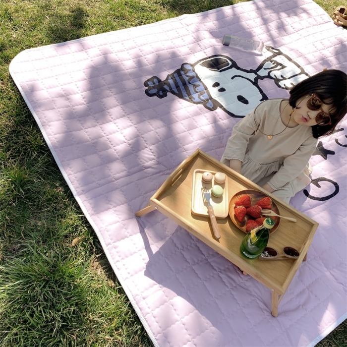 91家纺网 家纺一手货源 找家纺 昔可家纺 2019新款野餐垫 好运