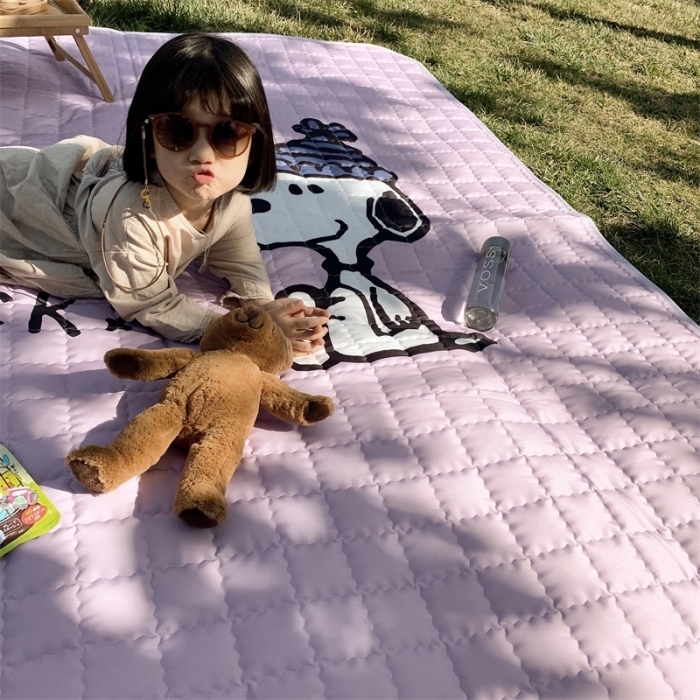 91家纺网 家纺一手货源 找家纺 昔可家纺 2019新款野餐垫 好运