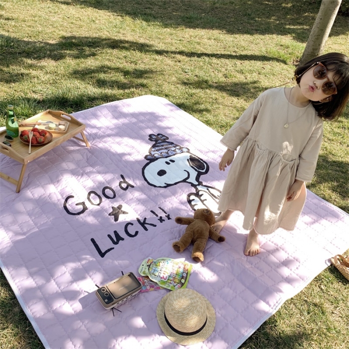 91家纺网 家纺一手货源 找家纺 昔可家纺 2019新款野餐垫 好运