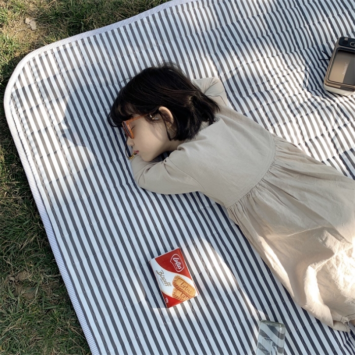 91家纺网 家纺一手货源 找家纺 昔可家纺 2019新款野餐垫 条纹