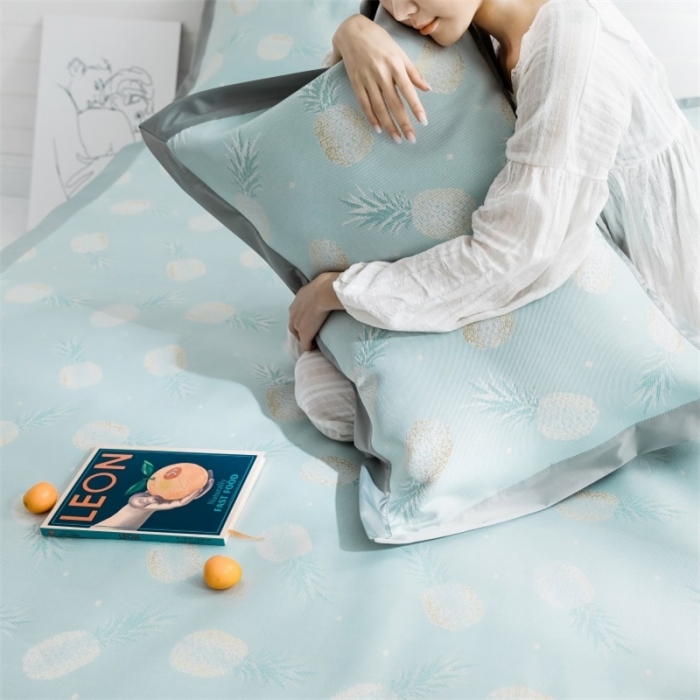 91家纺网 家纺一手货源 找家纺 昔可 2019新款太极石养生席新凉席 小菠萝