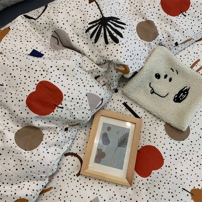 91家纺网 家纺一手货源 找家纺 （总）昔可 2019新款13372纯棉套件四件套实拍图