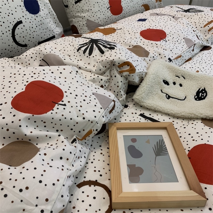 91家纺网 家纺一手货源 找家纺 （总）昔可 2019新款13372纯棉套件四件套实拍图