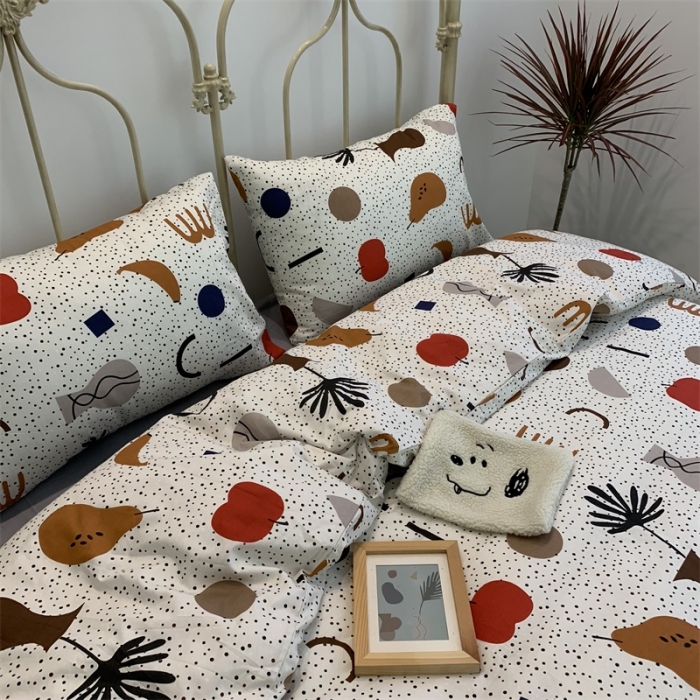 91家纺网 家纺一手货源 找家纺 （总）昔可 2019新款13372纯棉套件四件套实拍图