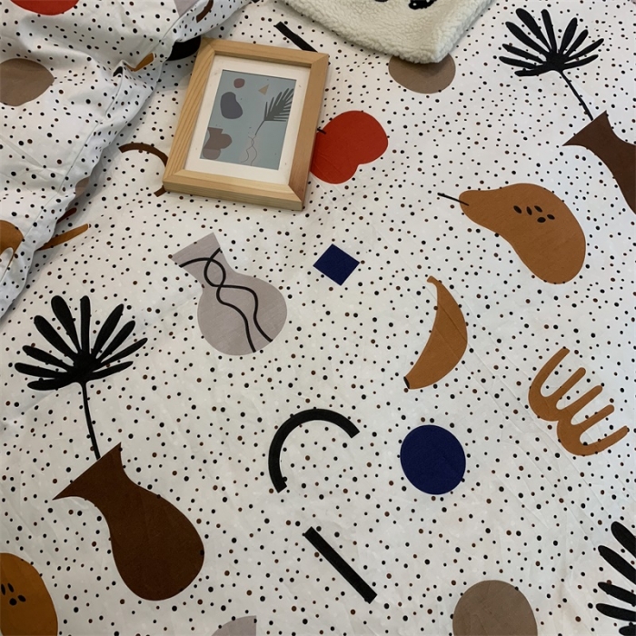 91家纺网 家纺一手货源 找家纺 （总）昔可 2019新款13372纯棉套件四件套实拍图