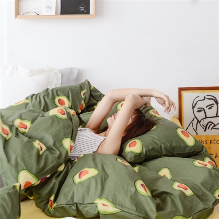 91家纺网 家纺一手货源 找家纺 （总）昔可 2019新款13372纯棉套件四件套影棚图