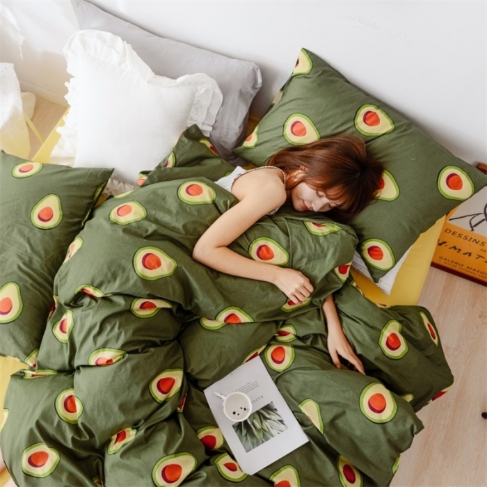 91家纺网 家纺一手货源 找家纺 （总）昔可 2019新款13372纯棉套件四件套影棚图