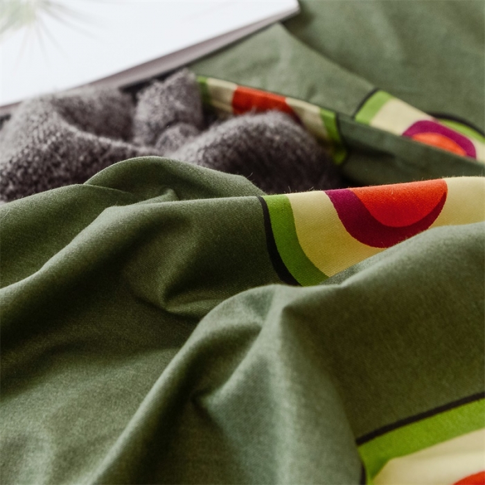 91家纺网 家纺一手货源 找家纺 （总）昔可 2019新款13372纯棉套件四件套影棚图