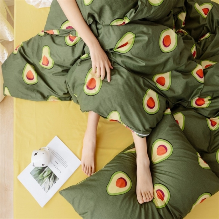 91家纺网 家纺一手货源 找家纺 （总）昔可 2019新款13372纯棉套件四件套影棚图