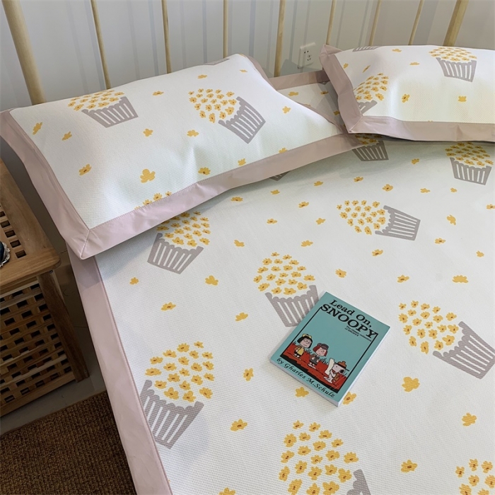 91家纺网 家纺一手货源 找家纺 （总）昔可 2019新款牛奶冰丝软藤席