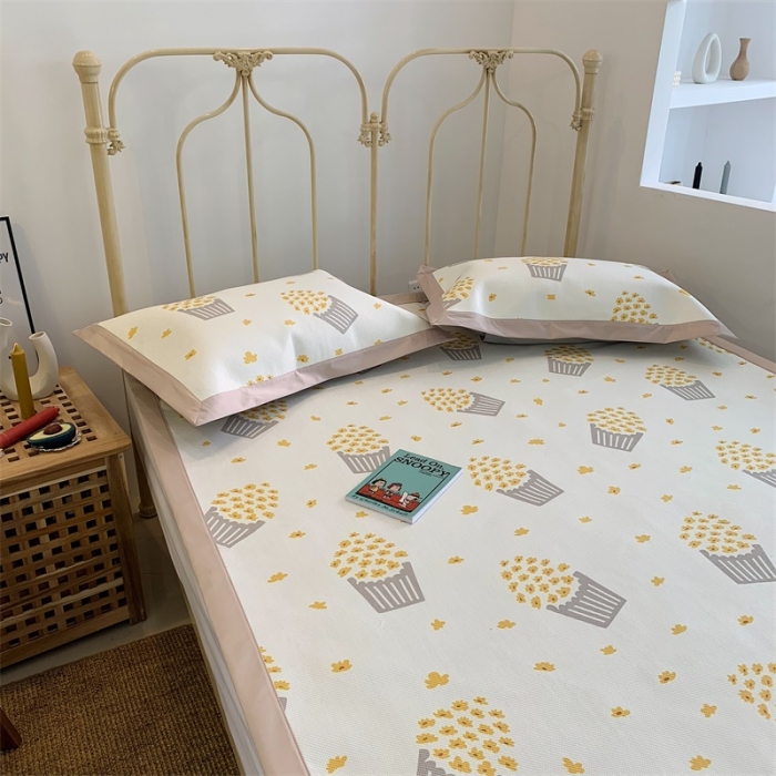 91家纺网 家纺一手货源 找家纺 （总）昔可 2019新款牛奶冰丝软藤席