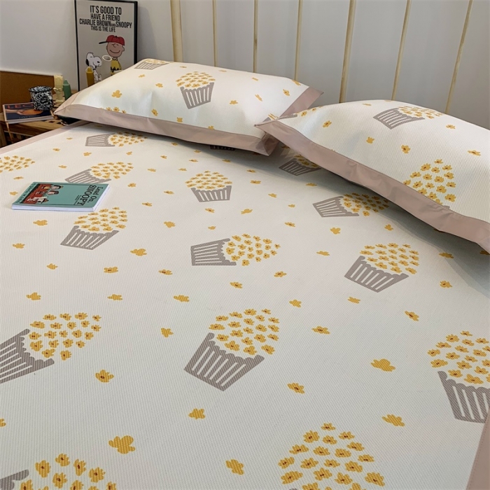 91家纺网 家纺一手货源 找家纺 （总）昔可 2019新款牛奶冰丝软藤席