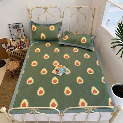 91家纺网 家纺一手货源 找家纺 （总）昔可 2019新款牛奶冰丝软藤席