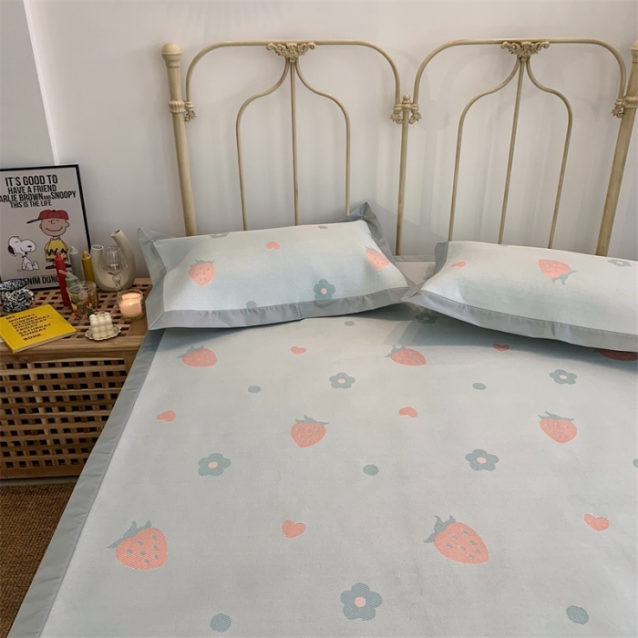 91家纺网 家纺一手货源 找家纺 （总）昔可 2019新款太极石养生席新凉席 实拍图