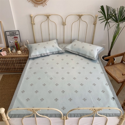 91家纺网 家纺一手货源 找家纺 （总）昔可 2019新款太极石养生席新凉席 实拍图