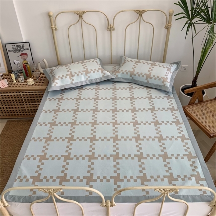 91家纺网 家纺一手货源 找家纺 （总）昔可 2019新款太极石养生席新凉席 实拍图