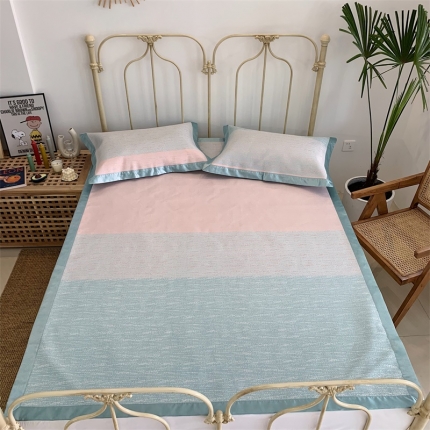 91家纺网 家纺一手货源 找家纺 （总）昔可 2019新款太极石养生席新凉席 实拍图