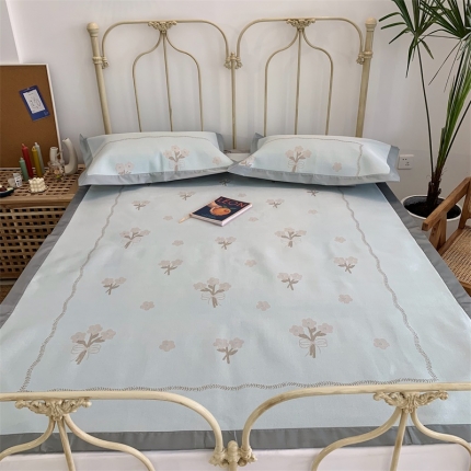 91家纺网 家纺一手货源 找家纺 （总）昔可 2019新款太极石养生席新凉席 实拍图