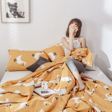 91家纺网 家纺一手货源 找家纺 （总）昔可 2019新款纯棉夏被影棚图