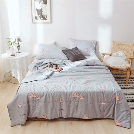 91家纺网 家纺一手货源 找家纺 （总）昔可 2019新款纯棉夏被影棚图