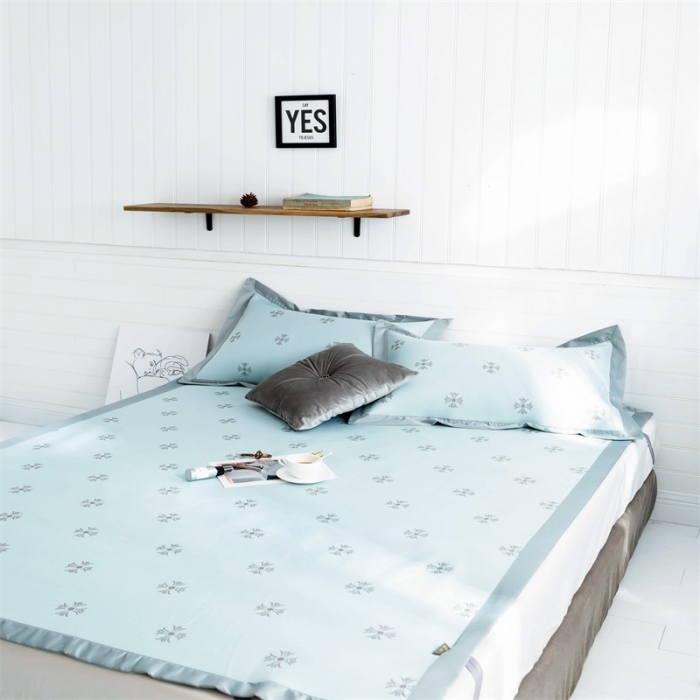 91家纺网 家纺一手货源 找家纺 昔可 2019新款太极石养生席新凉席 潮流