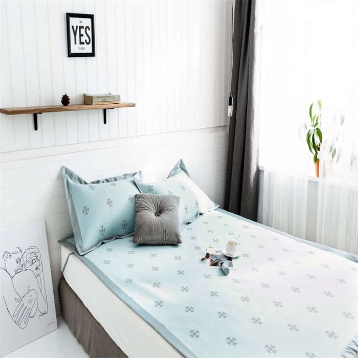 91家纺网 家纺一手货源 找家纺 昔可 2019新款太极石养生席新凉席 潮流