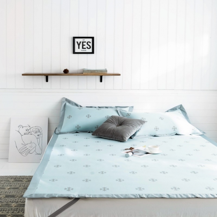 91家纺网 家纺一手货源 找家纺 昔可 2019新款太极石养生席新凉席 潮流