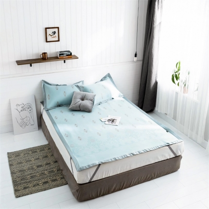 昔可 2019新款太极石养生席新凉席 复古韵