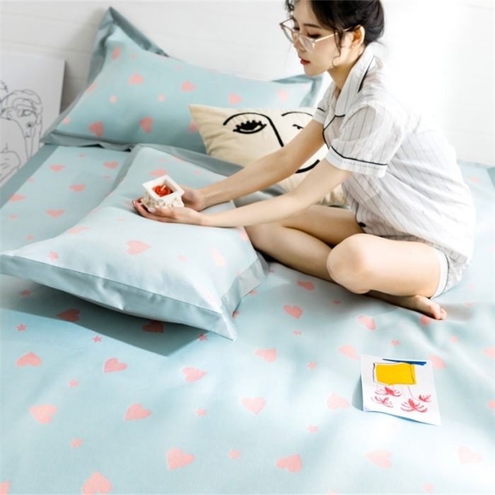 91家纺网 家纺一手货源 找家纺 昔可 2019新款太极石养生席新凉席 星心相印