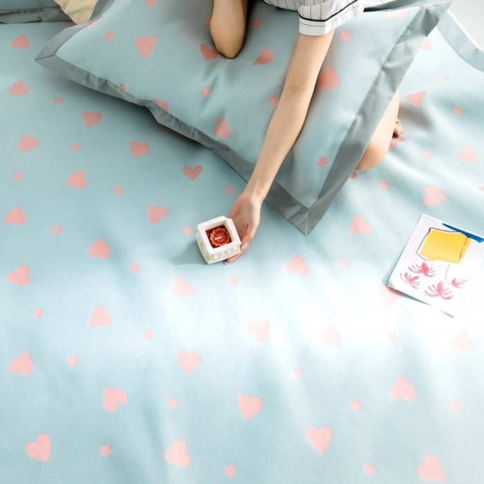 91家纺网 家纺一手货源 找家纺 昔可 2019新款太极石养生席新凉席 星心相印