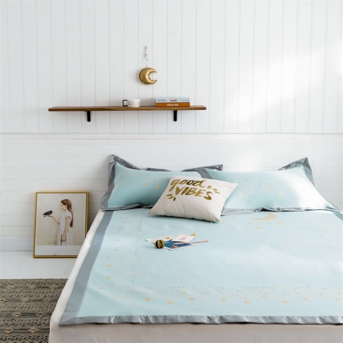 91家纺网 家纺一手货源 找家纺 昔可 2019新款太极石养生席新凉席 星月