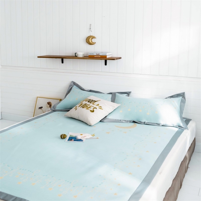 91家纺网 家纺一手货源 找家纺 昔可 2019新款太极石养生席新凉席 星月