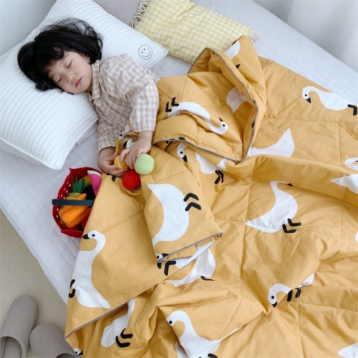 91家纺网 家纺一手货源 找家纺 昔可 2019新款纯棉夏被 童真