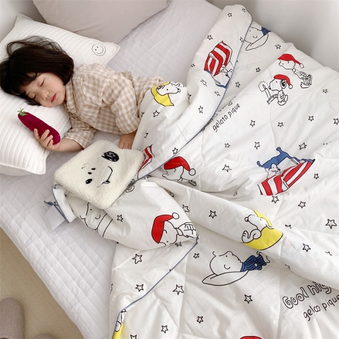 91家纺网 家纺一手货源 找家纺 昔可 2019新款纯棉夏被 晚安